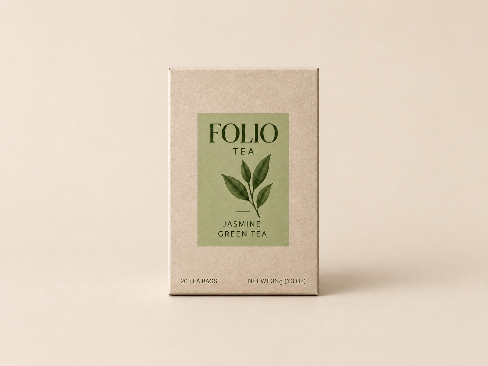 FOLIO · A fresh identity for tea — Before